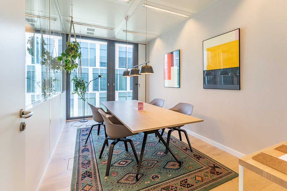 Salle de réunion de la fiduciaire MVO Fiducia à Vernier.